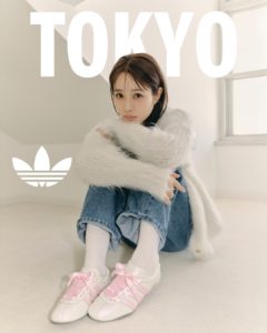【前田希美】adidas Originals TOKYO Wスニーカーのビジュアルモデル出演！